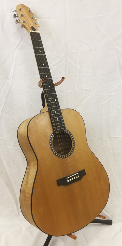 Amanda Dyck’s completed guitar.