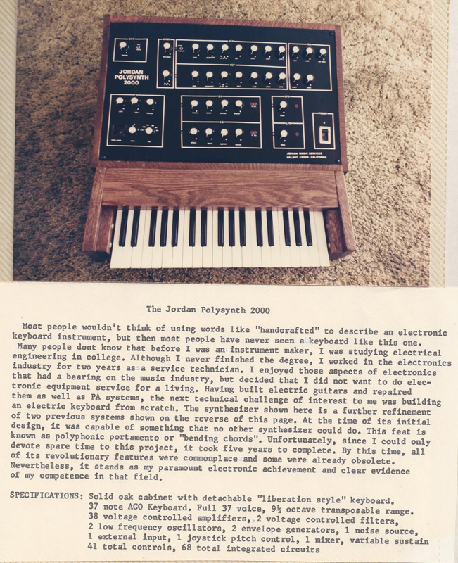 Yes, I built a polyphonic synth completely from scratch. I started designing it in the late 1970s and finished it in the mid-1980s. At the time I designed it, it had some new and ahead-of-the-curve features that were commonplace and behind-the-curve by the time I finished it. But the last I heard, the person who has it still uses it in a prog-rock band.
