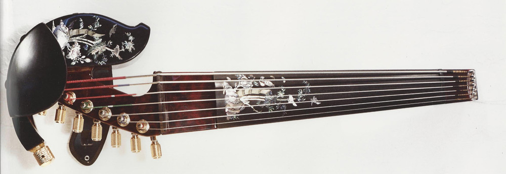 Jordan electric violins with inlay by Craig Lavin.  Photo 4 of 6.