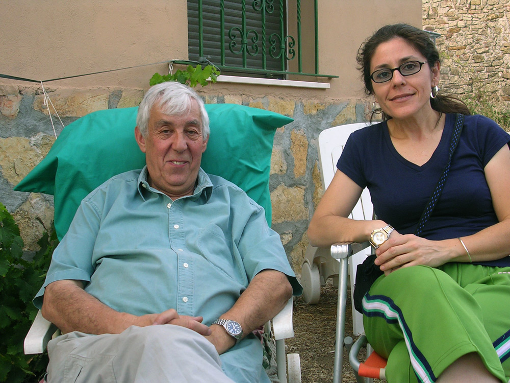 José Romanillos with Mónica Esparza. Photo courtesy of Mónica Esparza. Photo 5 of 5.