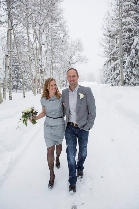 Beau and Laurie married in Aspen, 2014.