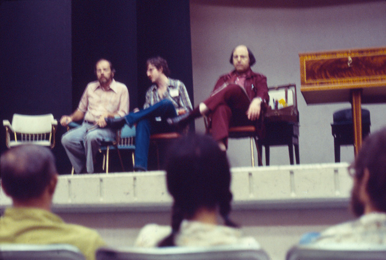Peggy took these photos at the 1978 GAL Convention in Winfield, Kansas.From left: J.R. Beall, R.E. Bruné, Igor Kipnis.