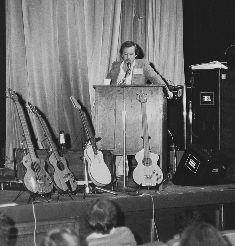 Lecturing at the 1980 GAL Convention in San Francisco. Photo by Dale Korsmo.