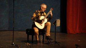 Classical guitarist Michael Partington returned for another lovely concert as well as performing in the listening sessions. (Stone)
