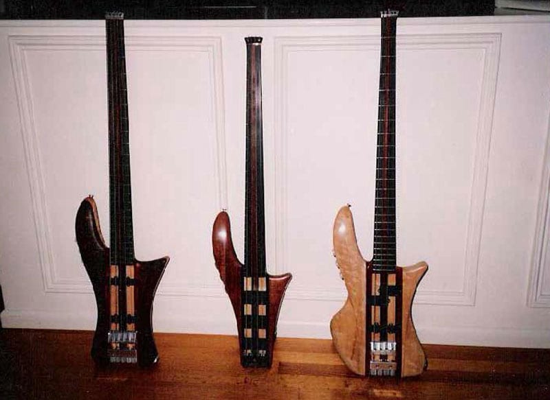 Here are some of David's early basses. (image 1 of 2)