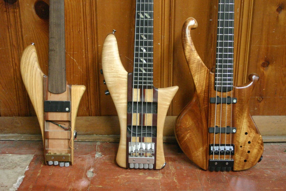 Here are some of David's early basses. (image 2 of 2)