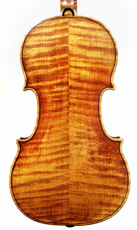 Violin outlines: Del Gesu, Stradivari, Rugeri, and a French fiddle. (image 2 of 4)