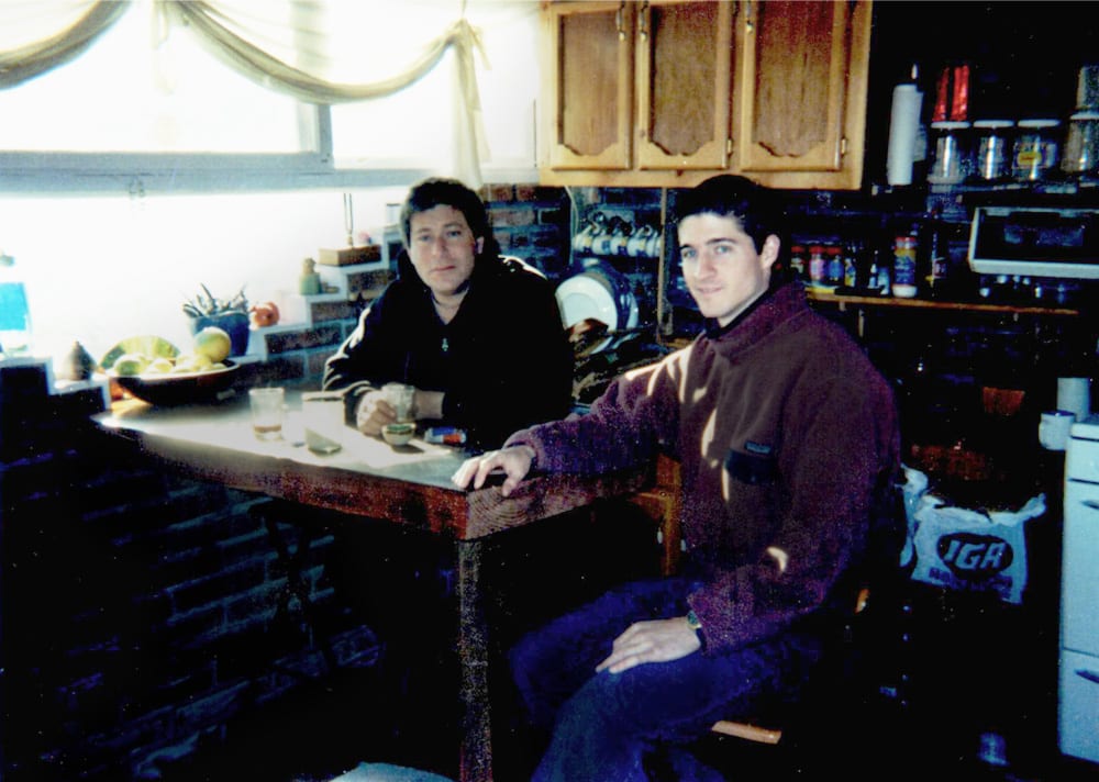 
Mexico, 2000. Boaz Elkayam (left) with Tom Bills.
