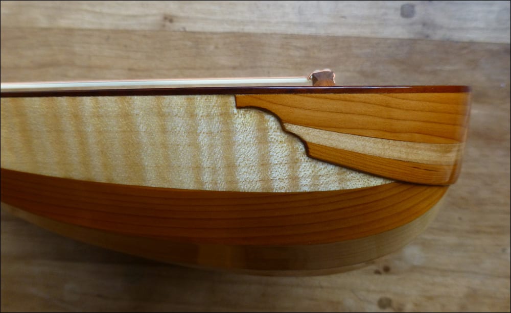 Details of Sebastian’s instrument based on “the Cremona mandolin.” (Image 6 of 6)