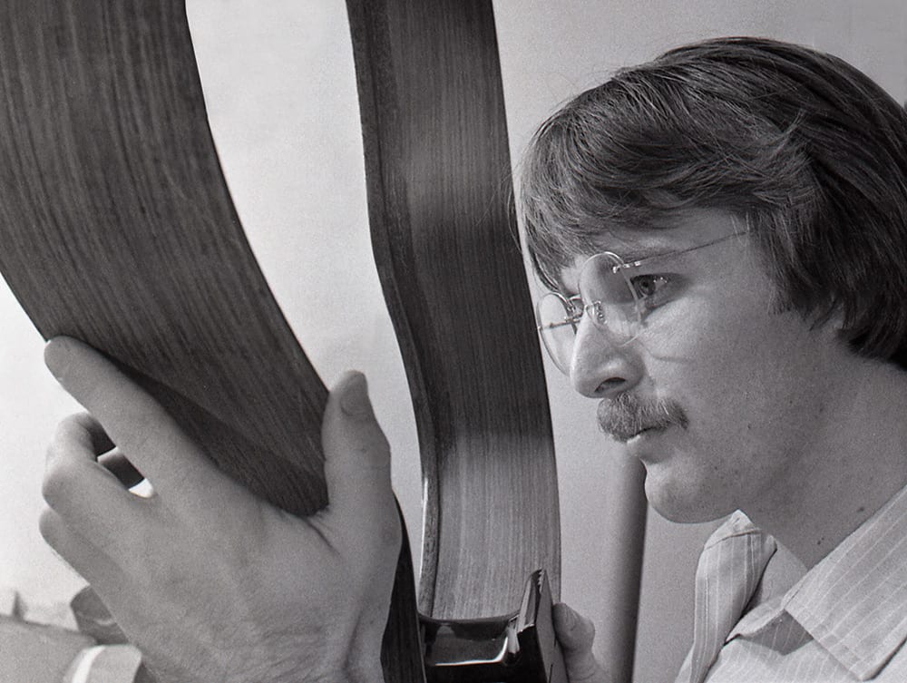 During his time working at Elderly Instruments, 1970 (Image 2 of 3).