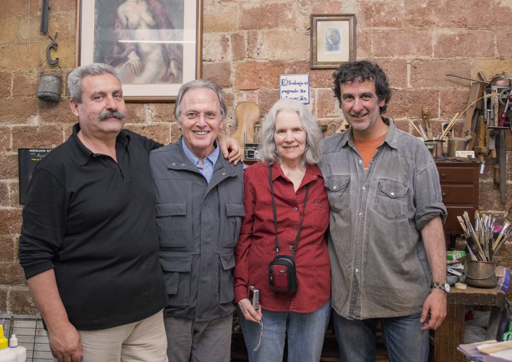 From left: Josep Melo, Jeffrey R. Elliott, Cyndy Burton, and Gabriel Fleta.