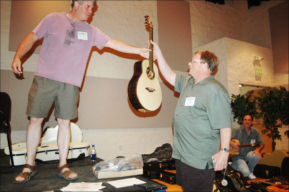 Puzzle Fun: How many of these 2004 GAL Convention steel string listening session participants can you identify? (Image 7 of 15).