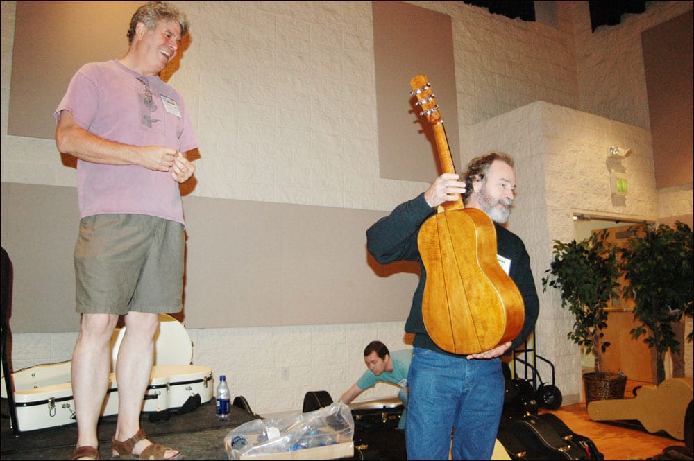 Puzzle Fun: How many of these 2004 GAL Convention steel string listening session participants can you identify? (Image 8 of 15).