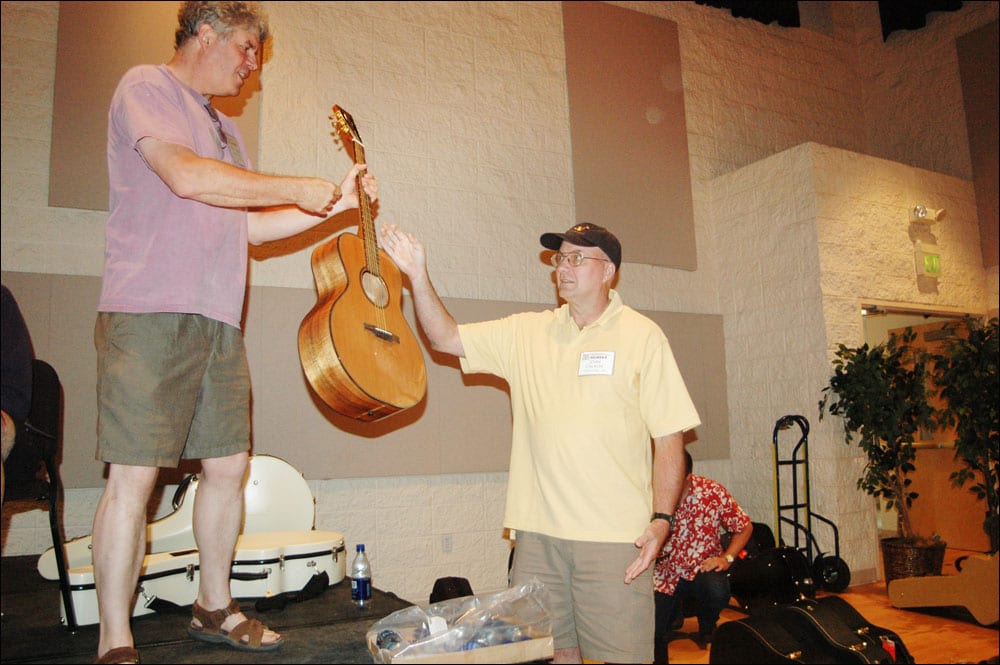 Puzzle Fun: How many of these 2004 GAL Convention steel string listening session participants can you identify? (Image 10 of 15).