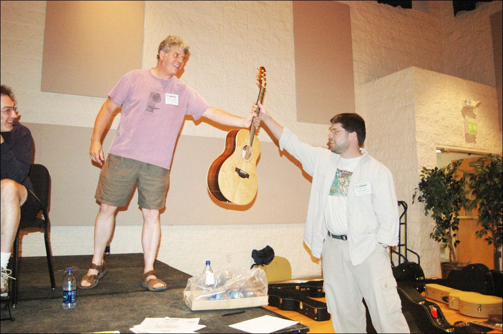 Puzzle Fun: How many of these 2004 GAL Convention steel string listening session participants can you identify? (Image 13 of 15).
