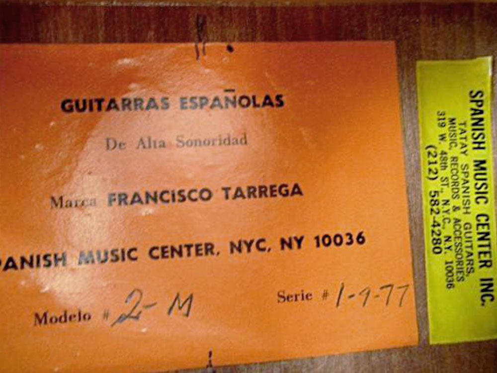 Spanish Music Center label 1977 	