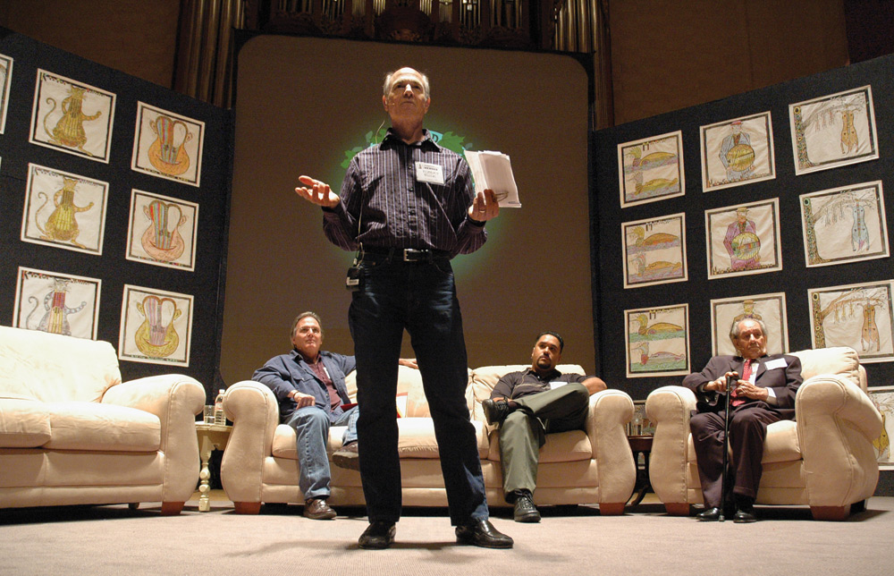 At the 2006 GAL Convention with (seated from left) Jeffrey Elliott, Alfredo Velázquez, and Manuel Velázquez. Photo by Robert Desmond.