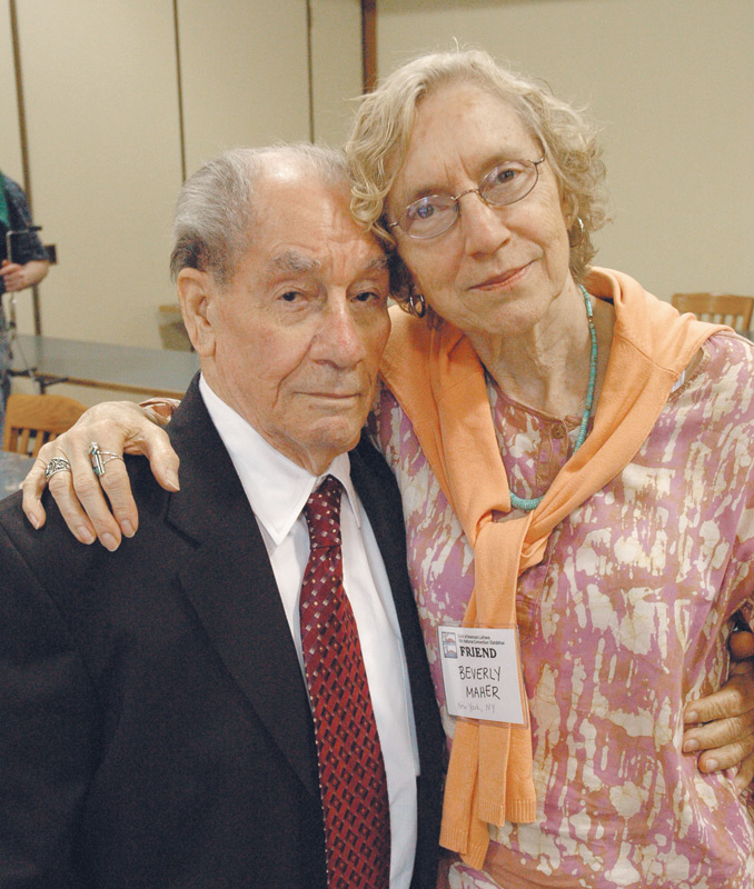 Manuel Velázquez and Beverly Maher at the 2006 GAL Convention in Tacoma. Photo by Robert Desmond.